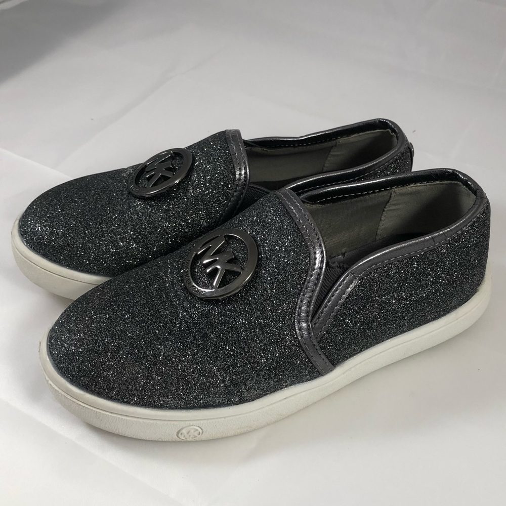 Michael Kors Slip On Black Sparkly Shoes 11